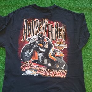 Harley Davidson 2015 Andrew Hines Shirt. Size XL.